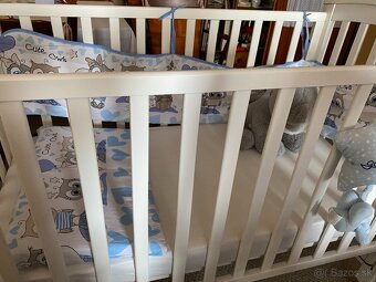 Detská drevená postieľka - 4