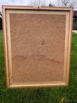 starý obraz -klaun - 4