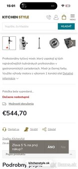 Profi tyčový mixér Kitchen Aid - 4