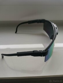 Športové slnečné okuliare Pit Viper (čierne-ružové sklo) - 4