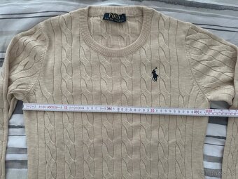 Predám dámsky béžový pletený sveter Ralph Lauren - 4