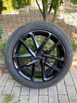 Borbet N Black Glossy R18 + letné 245/45 R18 - 4