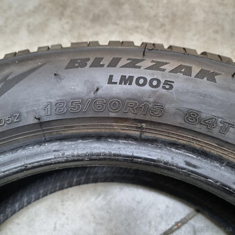 Zimné pneumatiky 185/60 R15 BRIDGSESTONE DOT3319 - 4