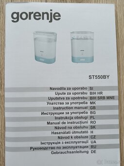Kvalitný sterilizátor Gorenje - 4