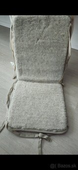 Podsedáky z ovčej vlny merino - 4