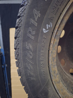 175/65 R14 zimne pneu na diskoch 4x108 R14 - 4