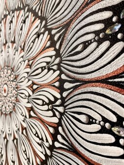 Mandala 40 cm na dreve - 4