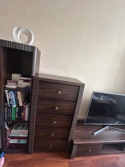 Obývacia stena so stolíkom (masiv) - 4