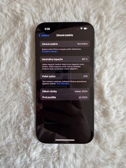 iPhone 15 128 GB – ako nový, TOP stav, bez škrabancov - 4