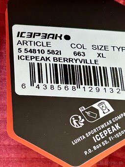 VODEODOLNÁ FLÍSOVÁ MIKINA zn.ICEPEAK č.XL - 4