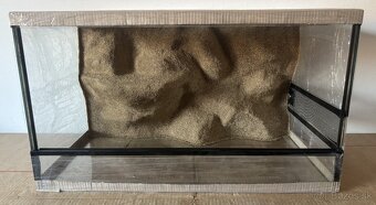 Terárium 70x40x40 s 3D stenou - 4