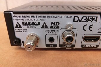 Strong SRT 7502 DVB-S2 satelitný HD prijímač . - 4