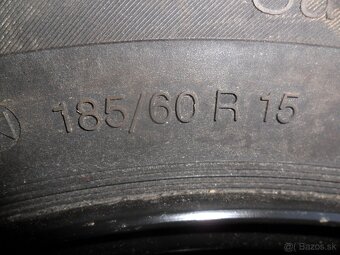 Letné pneu 185/60 r15 +alu disky - 4