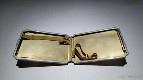 Starozitna strieborna krabicka na cigarety - 4