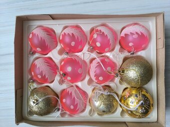 Retro vianočné gule - 4