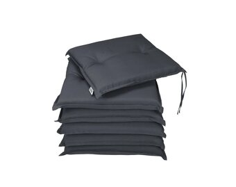 6 x poduška 43 x 39 x 5 cm krémová červená zelená sivá - 4