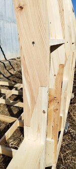 Drevená chatka - konštrukcia. - 4