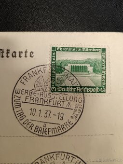 4 známky so 4 pečaťami, 10 Január 1937 - 4