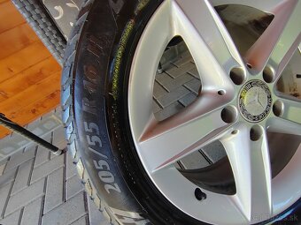 Originál Mercedes alu disky plus celorocne pneu - 4