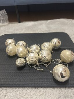 Gule retro sklenené fúkané - 4