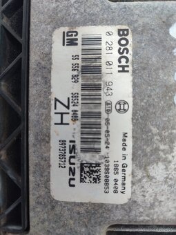 Opel Astra H 1.7 CDTI - Riadiaca Jednotka - 4