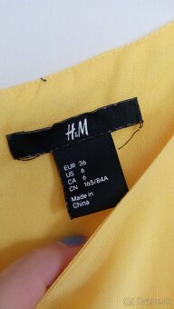 Dámske šaty žlté - 4