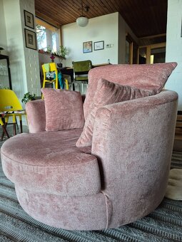 Okrúhle otočné kreslo - 4