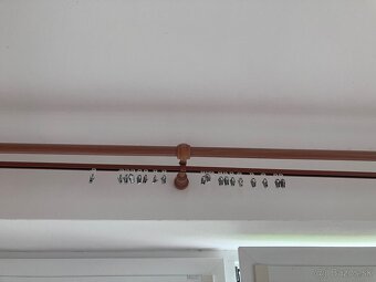 Garnize dvojite 320cm 4 kusy buk a zlaty dub - 4