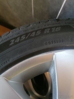 Predám letné pneu 245/45r18 - 4