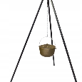 Liatinový cigánsky kotlík 9L - 4