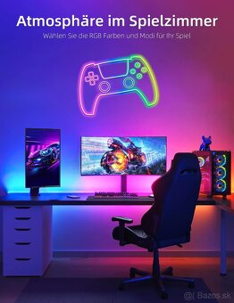 Lamomo LED pásik 10 m, Neónový LED pásik Ovládanie APP, Vodo - 4