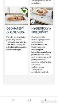 Dormeo vrchný matrac aloe vera vitalis 2v1 - 4