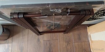 NOVÝ skladací drevený stôl (iba osobný odber) - 4