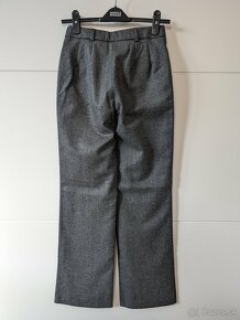 NOVÉ Dámské šedé společenské kalhoty - 4
