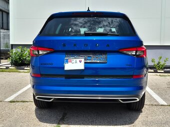 Škoda Kodiaq Sportline 4x4 DSG webasto 360kam race blue - 4