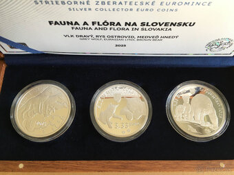 Fauna a flóra na Slovensku 2025 - súbor 3 x 3,33€ Ag mince - 4