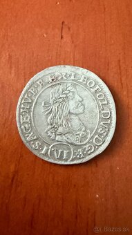 Krásny 6 krajciar Leopold I.-Kremnica 1970 Ag - 4