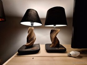 Art umelecká výroba..drevená lampa, svietidlo - 4