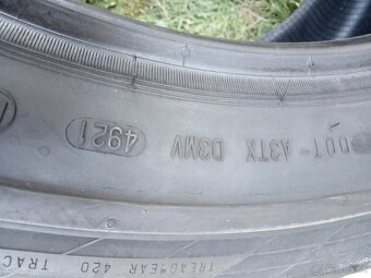 Predám letné pneu 2-šírka 315/40+285/40 R21 Continental - 4