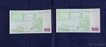 Predám 100eu.bankovky 2002 - 4
