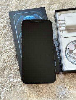 iPhone 12 Pro Max Pacific Blue BATERIE 100% TOP - 4