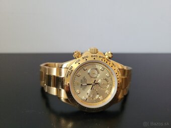 Zlaté hodinky v štýle Rolex Daytona – elegantný doplnok - 4