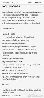 Autosedačka Caretero Volante Fix - 4