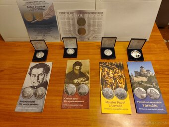 Predám Slovenské strieborné pamätné mince 2009-2020 - 4