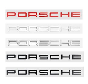 PORSCHE Logo, Emblém, Nápis - 4
