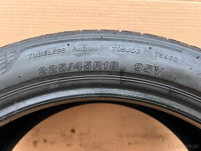 Letné pneumatiky 225/45 R18 Bridgestone sada - 4