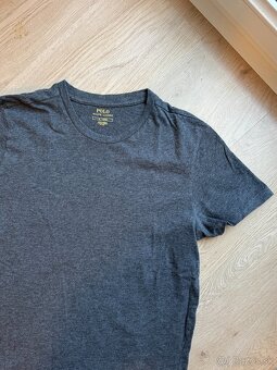 Sivé tričko Polo Ralph Lauren - 4