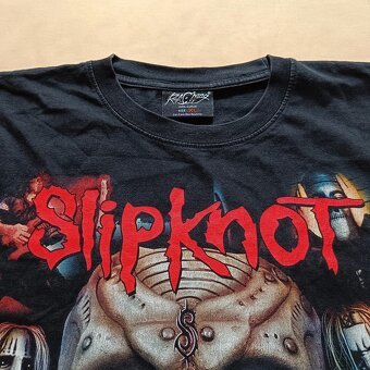 Slipknot čierne tričko s potlačou rock metal deathmetal XL - 4
