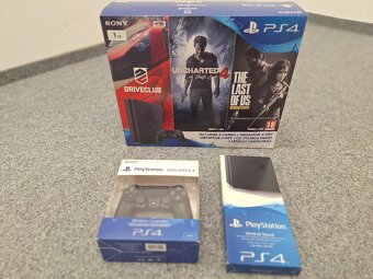 Predám Playstation 4 PS4 Slim 1TB, 2 ovládače, 3 hry - 4