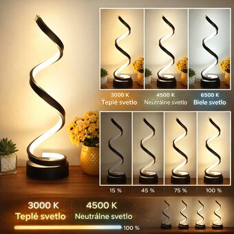 2ks. Elegantné nočné lampy - 4